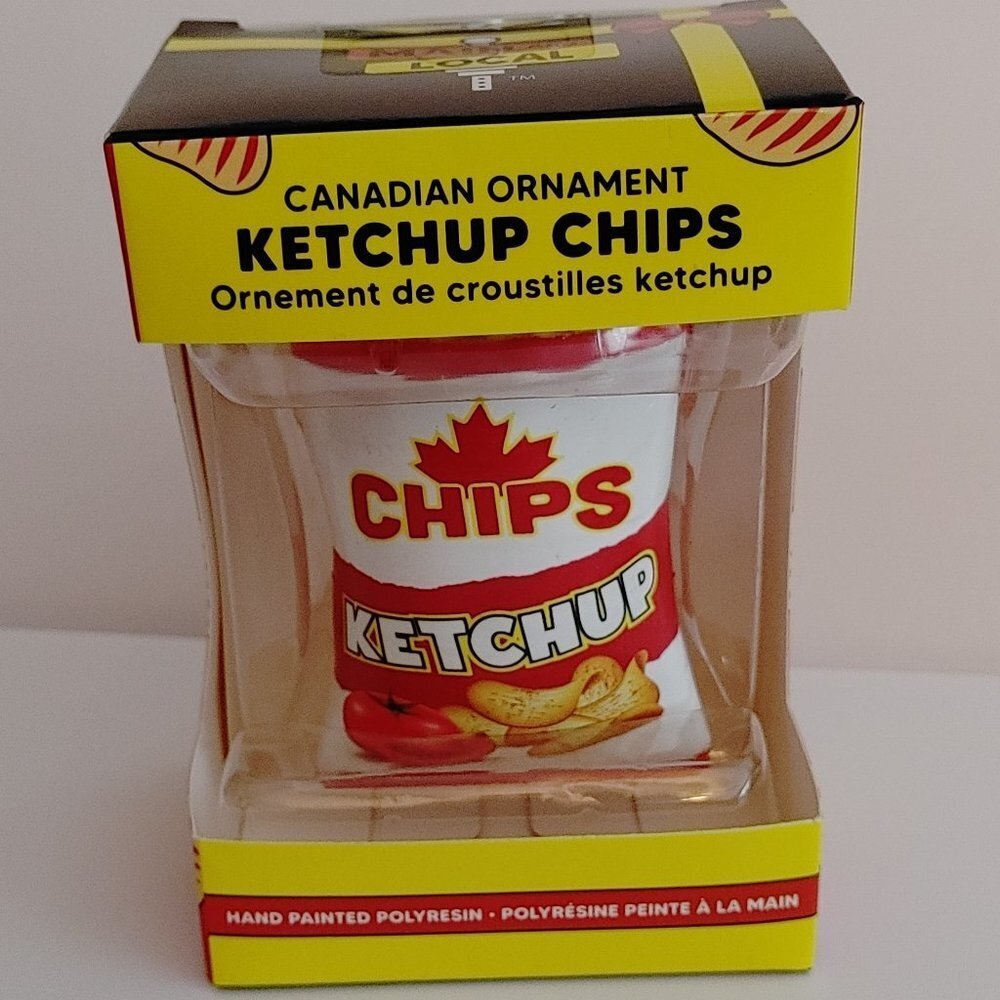 Main and Local Ketchup Chips Ornament Canadian Classic NIB